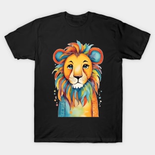 Colorful Lion for Kids T-Shirt